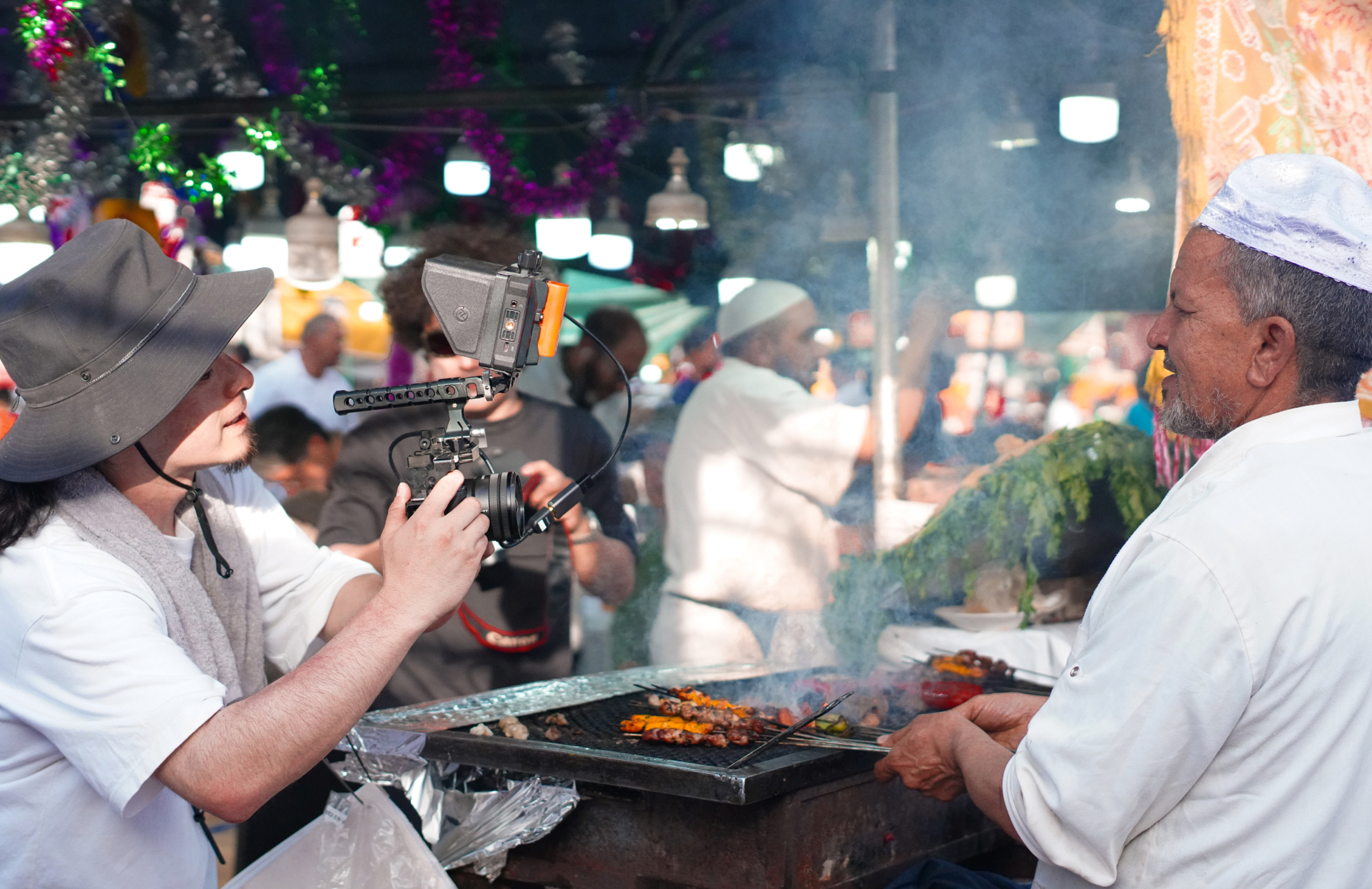 Scene from Sony commercial - Film Production Company in Morocco